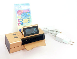 Rivelatore Banconote False con Display a Batteria Ricaricabile