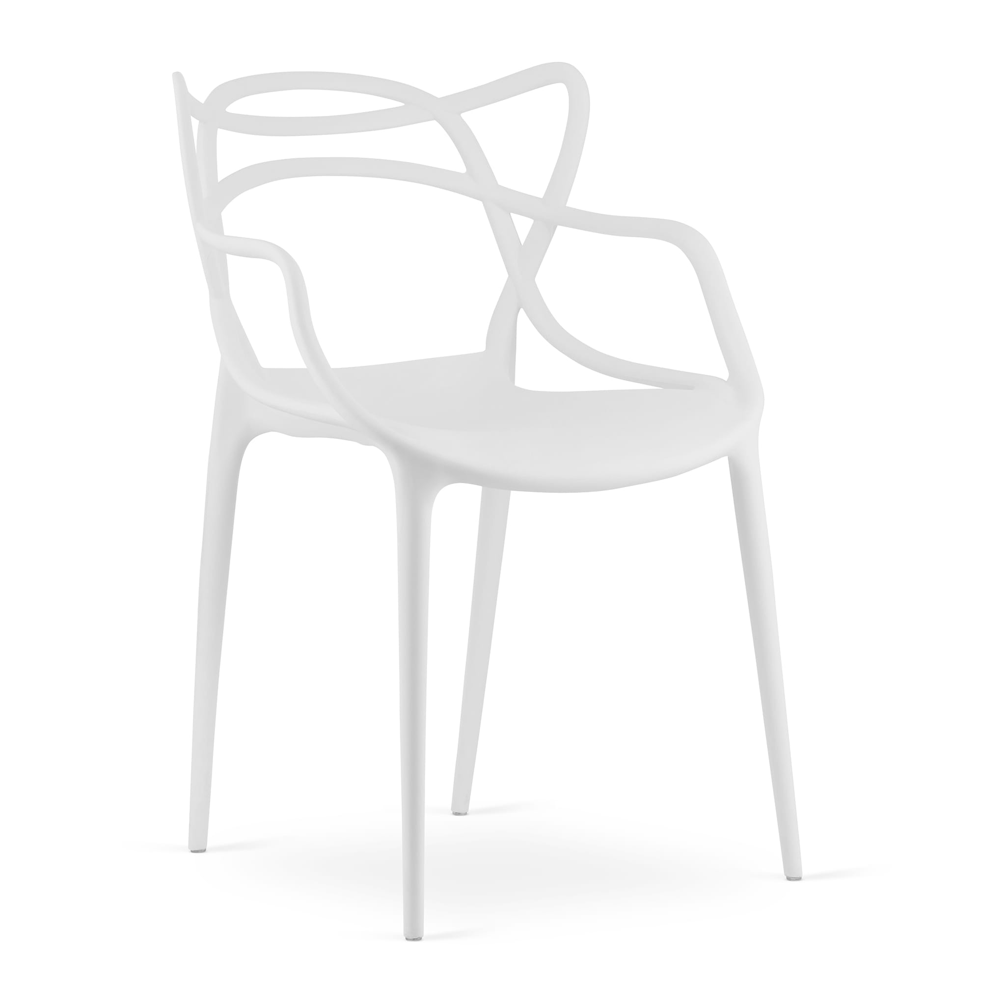 Sedia VALORA KATO - Design ergonomico moderno, bianco x 3