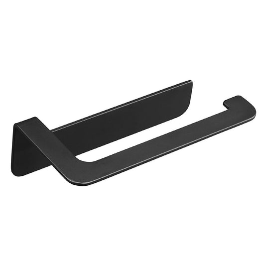 Porta rotolo aperto nero serie skyline - fissaggio biadesivo o incollo