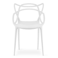 Sedia VALORA KATO - Design ergonomico moderno, bianco x 3