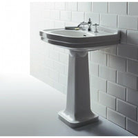 Londra lavabo monoforo predispos izione 3 fori 68x52 bianco b00u7
