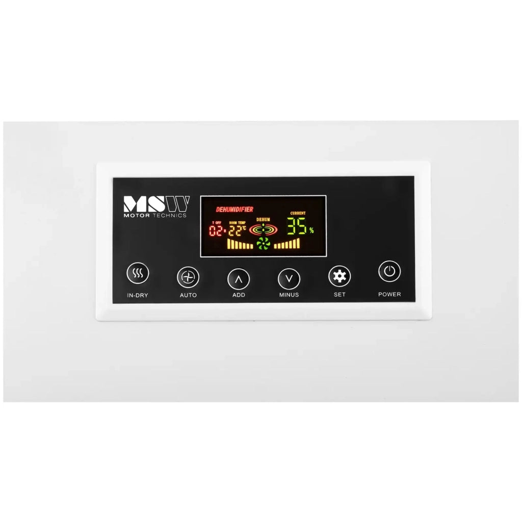 Deumidificatore professionale da cantiere 50 l/24 h 70 m² 5,69 l acciaio bianco e nero 14_0008887