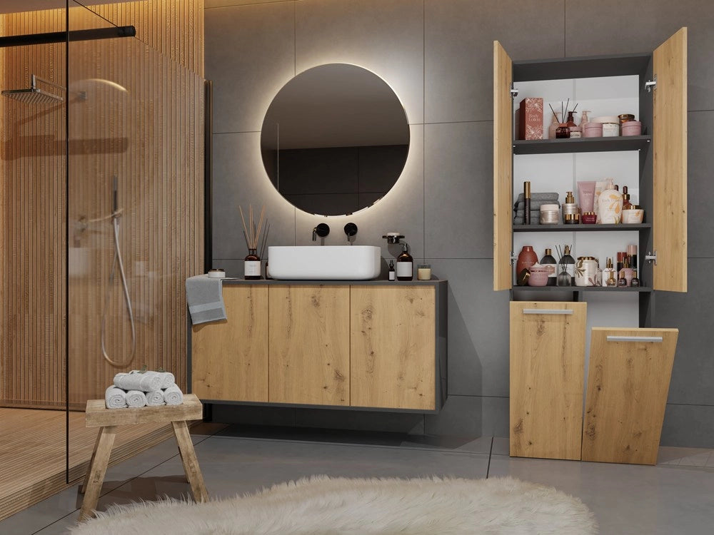 Colonna bagno NEL 1k/DD antracite artisan