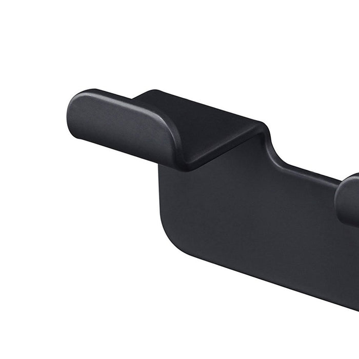 Porta abito nero a 2 posti serie skyline - fissaggio biadesivo o incollo