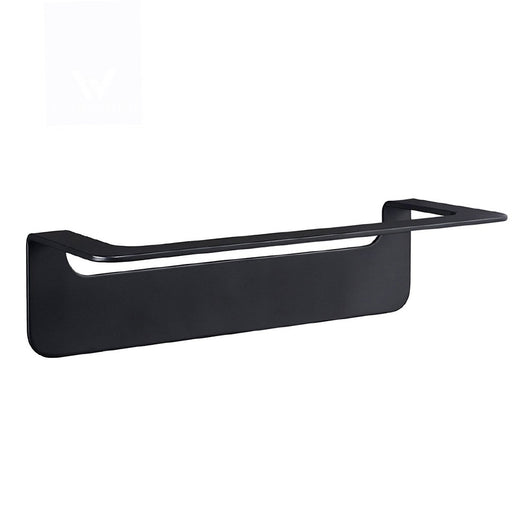 Porta salviette nero da 30 cm serie skyline - fissaggio biadesivo o incollo