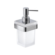 Dosasapone con erogatore da muro in ottone e Cromall A881 Gedy serie SAMOA Cromato