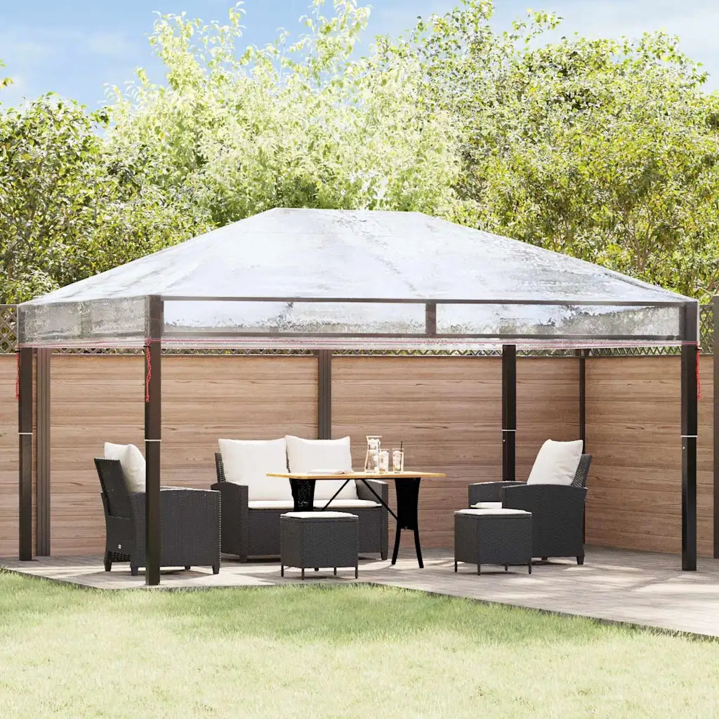 Sostituzione Copertura Gazebo Trasparente 400 x 300 x 32 cm PVC 42008411