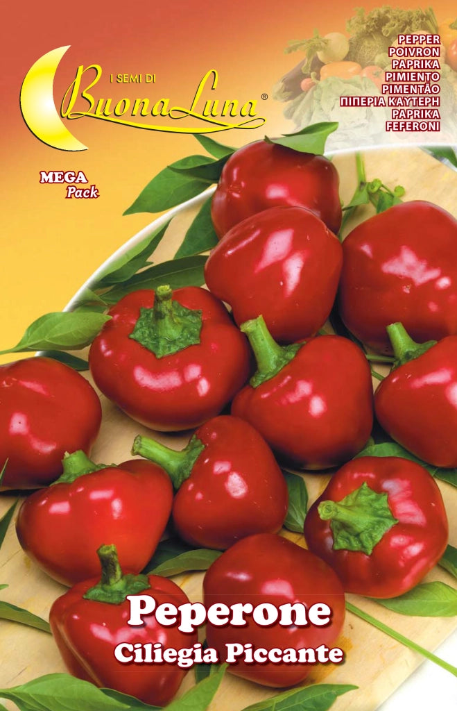 SEMI ORTO PEPERONE CILIEGIA PICCANTE- HORTUS SEMENTI- 10,0 pz