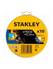 Set di 10 dischi da taglio INOX STANLEY STA38252-XJ (Ø 115 mm)