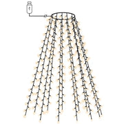 Rete di Luce per Albero di Natale 210 LED Bianco Freddo 210 cm CFW1486007