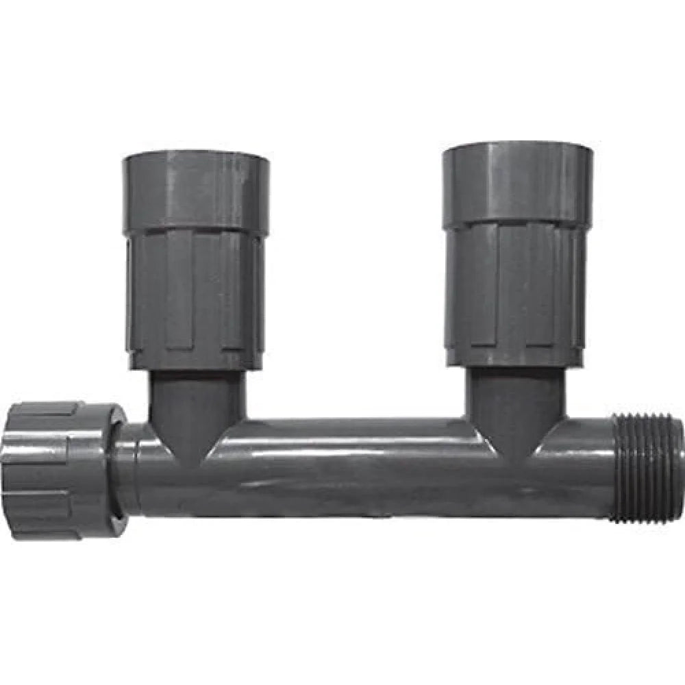 raccordo pvc distributore rain bird 2 vie 1 filettatura interna