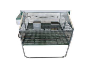 Conigliera Nature 200420 Ropet da esterno due scomparti ingrasso 105x123x110cm