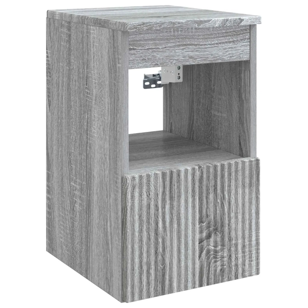 Set di mobili per il bagno 5 pz Sonoma grigio 3406019