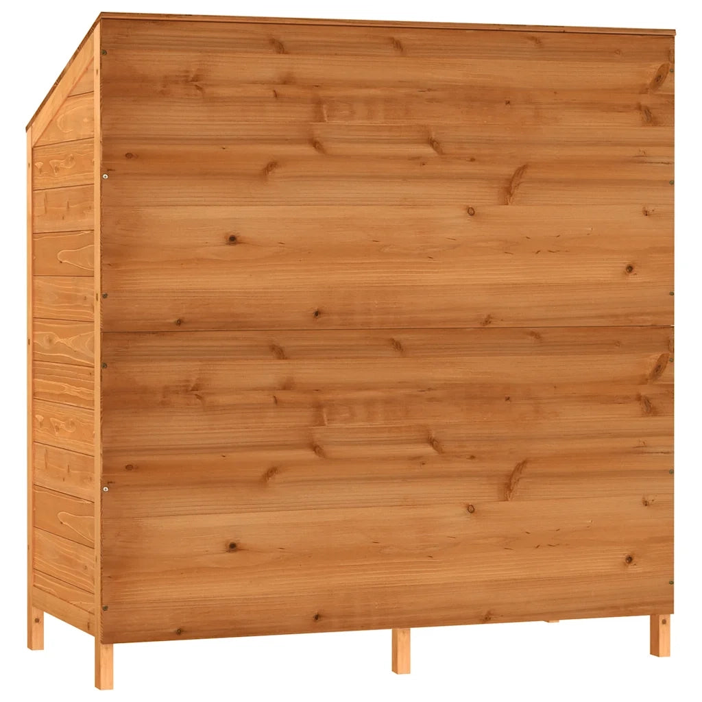 Capanno da Giardino Marrone 102x52x112 cm Legno Massello Abete CFW6395259
