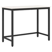 Scrivania | Tavolo Bianco 100 x 50 x 77 cm Legno ingegnerizzato e acciaio