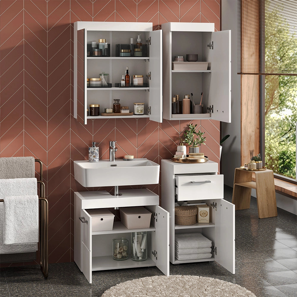 Mobile bagno Luna Bianco 37 x 77 cm Vicco