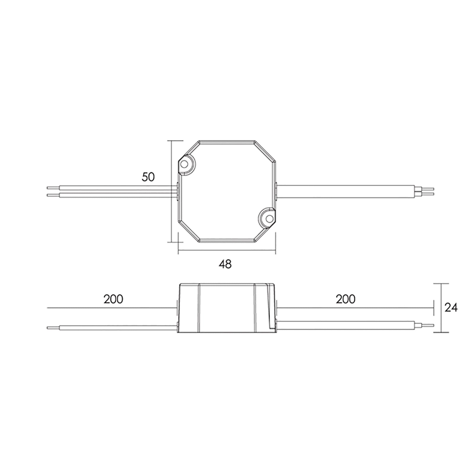 Trasformatore 12W 12V 1A alimentatore compatto per luci LED strisce 220V IP65