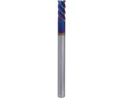Frees wolfraam staal snijgereedschap con nano-coating HRC65, diametro del mes 4mm - 4 * 10 * 4D * 50L.