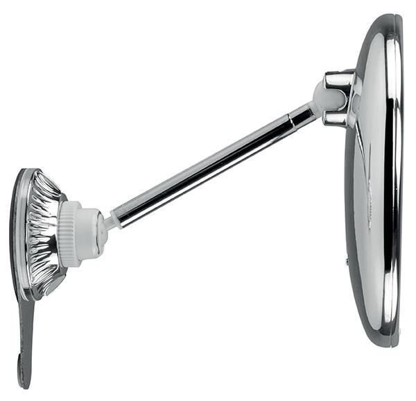 Macom Sensation 229 specchietto per trucco Ventosa Rotondo Cromo