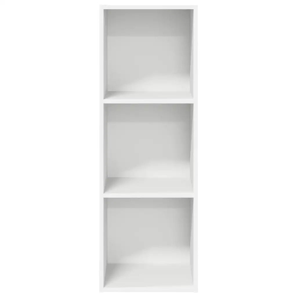 Mobile TV da Parete Bianco 37x37x107 cm in Legno Multistrato 805480