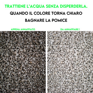 ZOMA Garden Pomice per Piante, Ideale per Piante Grasse Vere, Bonsai e Orchidee Pietra Inerte per Tutti i Substrati, Alta capacità di Drenaggio Formato 6 L