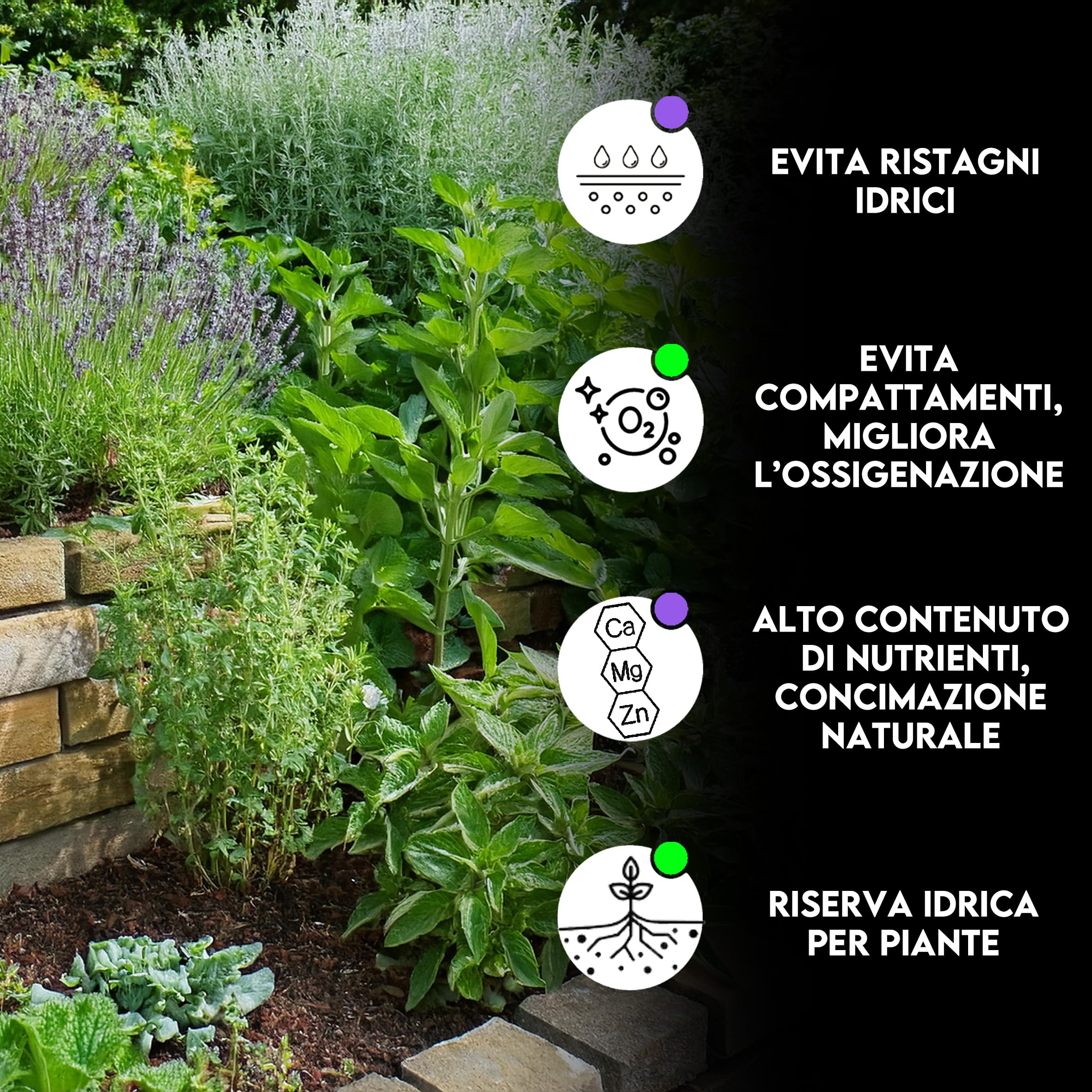 ZOMA Terriccio per Basilico e Piante Aromatiche - Ideale per Vasi, Evita Ristagni Idrici - Terriccio piante aromatiche con Humus di Lombrico, privo di Fertilizzanti Chimici - 15 Kg