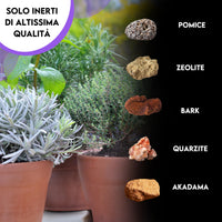 ZOMA Terriccio per Basilico e Piante Aromatiche - Ideale per Vasi, Evita Ristagni Idrici - Terriccio piante aromatiche con Humus di Lombrico, privo di Fertilizzanti Chimici - 15 Kg