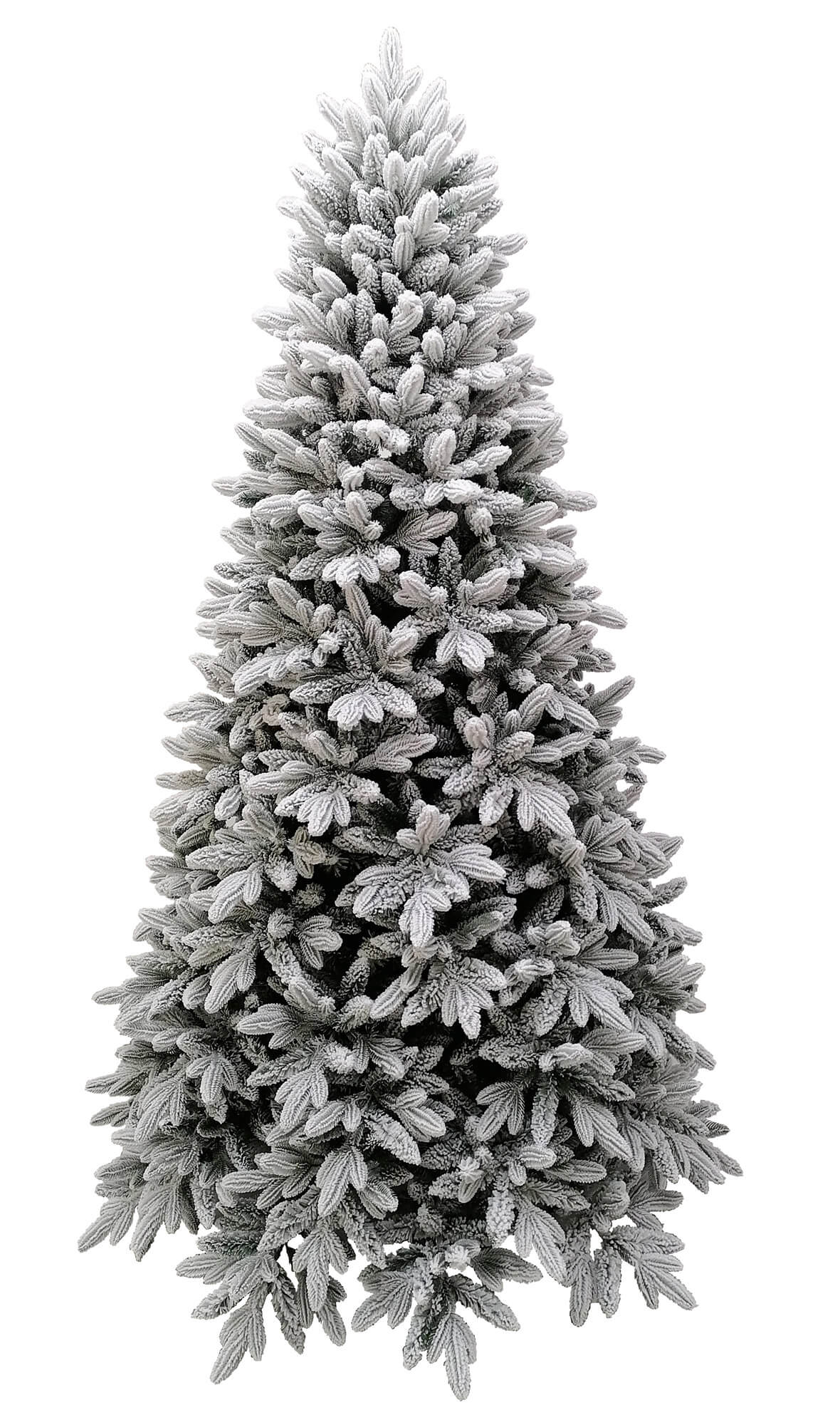 Albero di Natale Artificiale Innevato 270 cm 109 Rami Acero del Gargano Verde