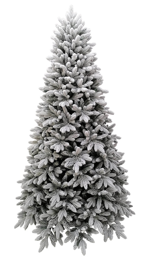 Albero di Natale Artificiale Innevato 270 cm 109 Rami Acero del Gargano Verde