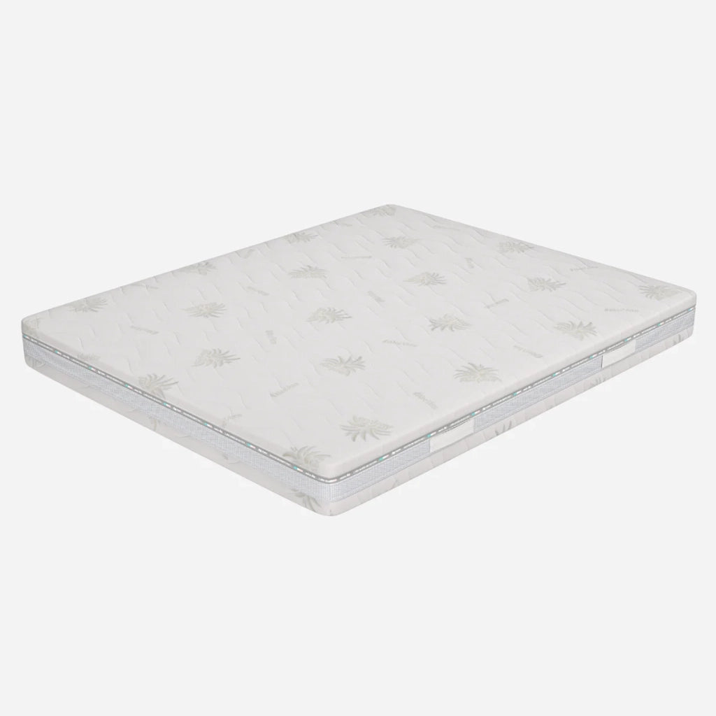 Materasso Memory Singolo 80x195, Alto 25 cm - Sfoderabile, Rivestimento Aloe Vera, Traspirante | Evolution