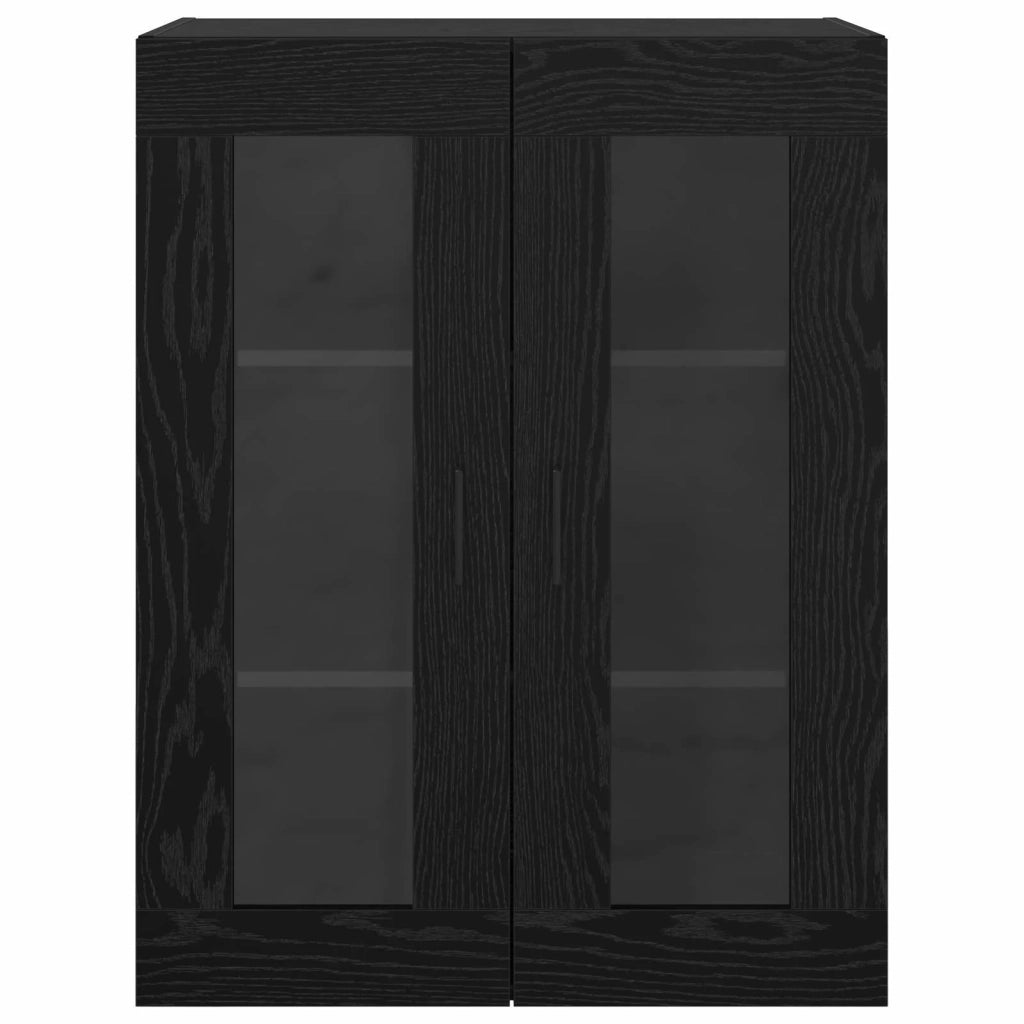 Armadi da Muro 2 pz Rovere nero 69,5 x 34 x 90 cm CFW3221795