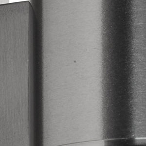 Applique Contemporanea Metro Acciaio Cromo Vetro 2 Luci Gu10