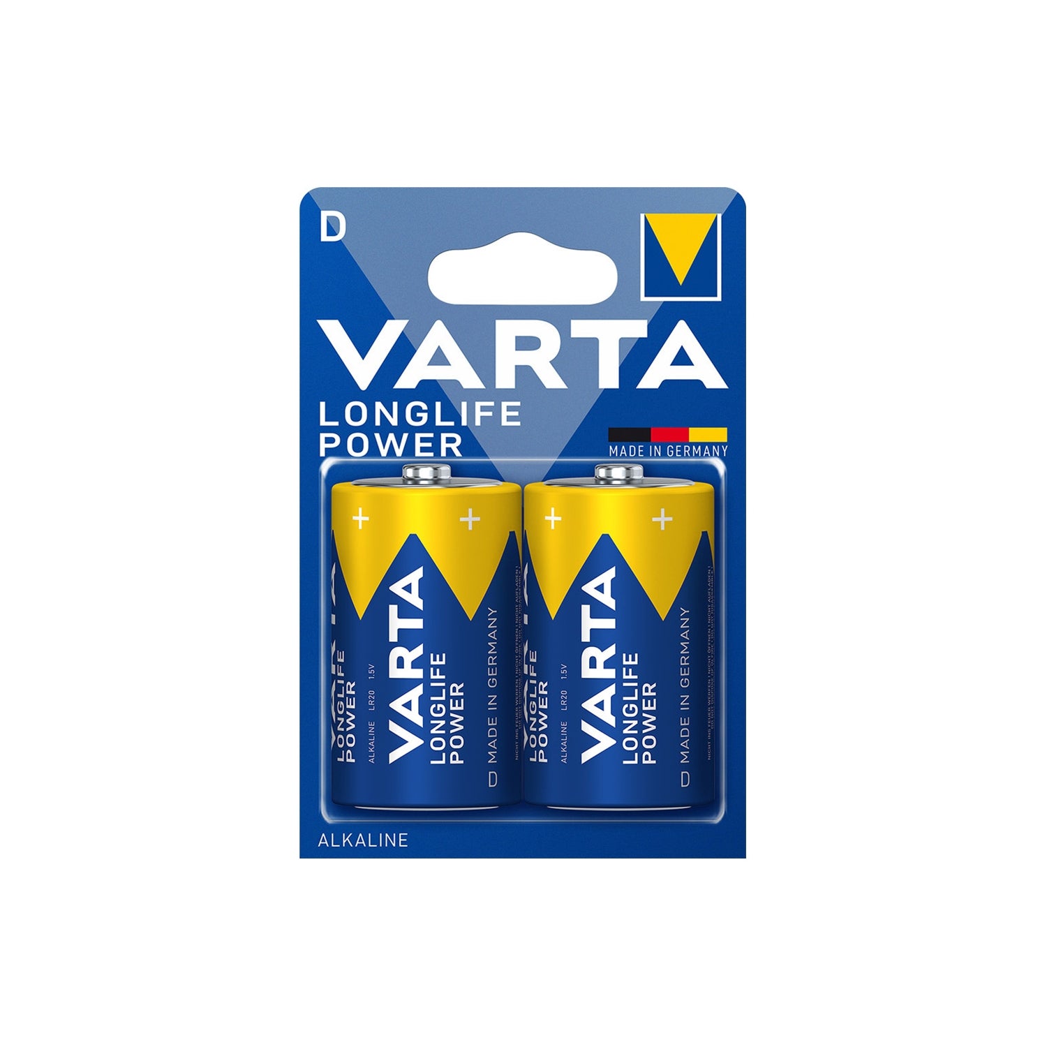 PILA TIPO D LONGLIFE POWER X2 VARTA