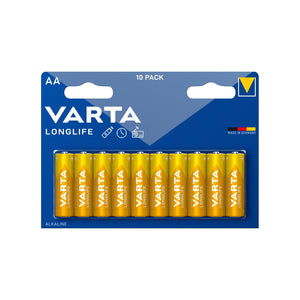 PILA STILO AA LONGLIFE X10 VARTA