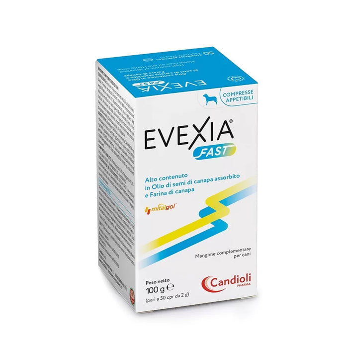 Centrovete Evexia Fast 50 CPR. Mangime complementare per Cani