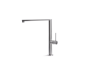 Miscelatore per lavello da cucina acciaio inox Vema TIBER STEEL KITCHEN V20022 Satinato