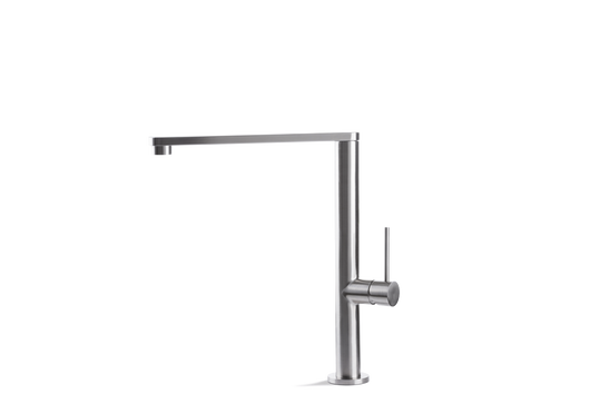 Miscelatore per lavello da cucina acciaio inox Vema TIBER STEEL KITCHEN V20022 Satinato