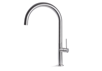 Miscelatore per lavello da cucina acciaio inox Vema TIBER STEEL KITCHEN V20020 Satinato