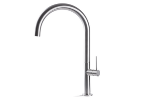 Miscelatore per lavello da cucina acciaio inox Vema TIBER STEEL KITCHEN V20020 Satinato