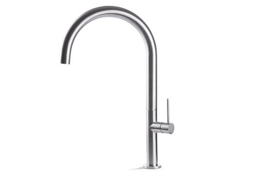 Miscelatore per lavello da cucina acciaio inox Vema TIBER STEEL KITCHEN V20020 Satinato