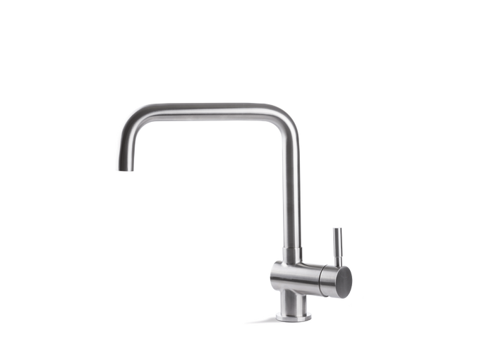 Miscelatore per lavello da cucina acciaio inox Vema TIBER STEEL KITCHEN V19020 Satinato