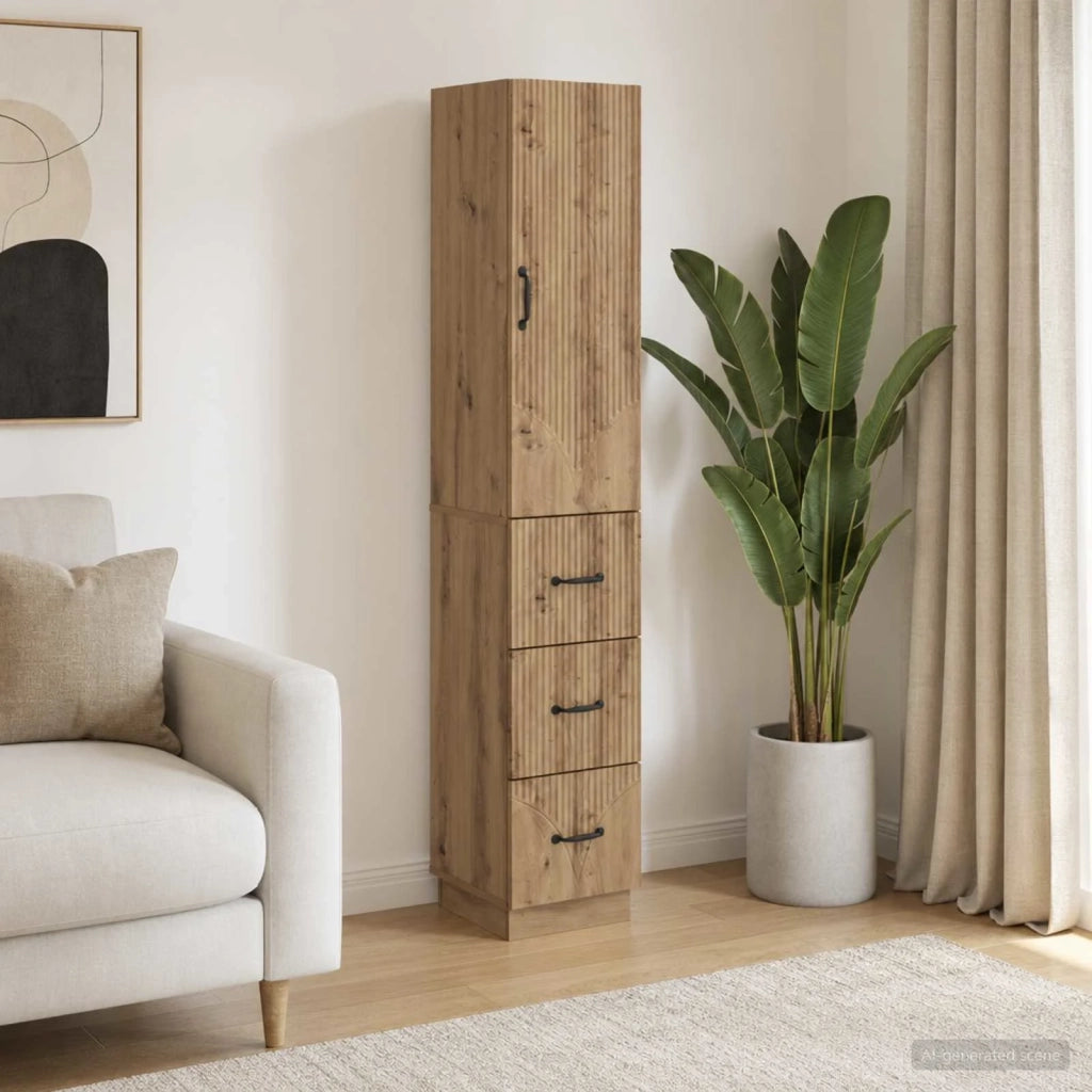 Set di armadi 2 pcs Rovere Artigianale 33 x 34,5 x 87 cm 3416816