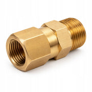 Adattatore Riduzione Filettatura M22x1,5 a M18 – Ottone, 250 Bar, 150°C | Compatibile con Kärcher HD/HDS