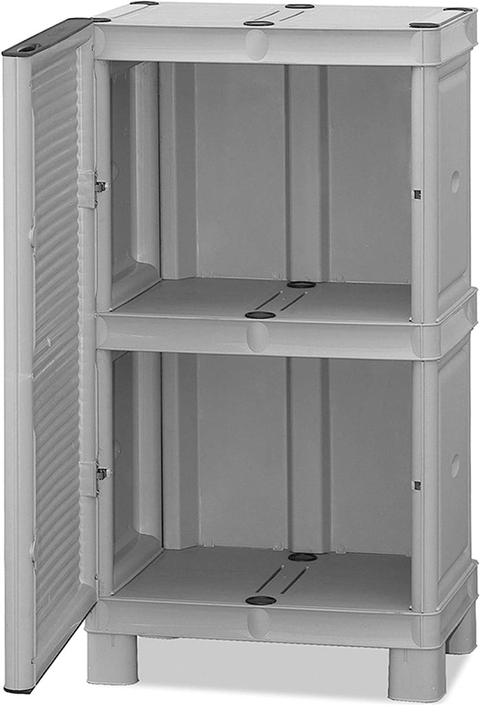 ARMADIO CONCERT DI MEDIA ALTEZZA IN POLIPROPILENE 50 X 39 X 92 CM COLORE GRIGIO