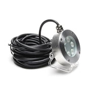 Faro IP68 12W led 24Vdc immersione underwater luce piscina fontana laghetto inox LUCE 3000K
