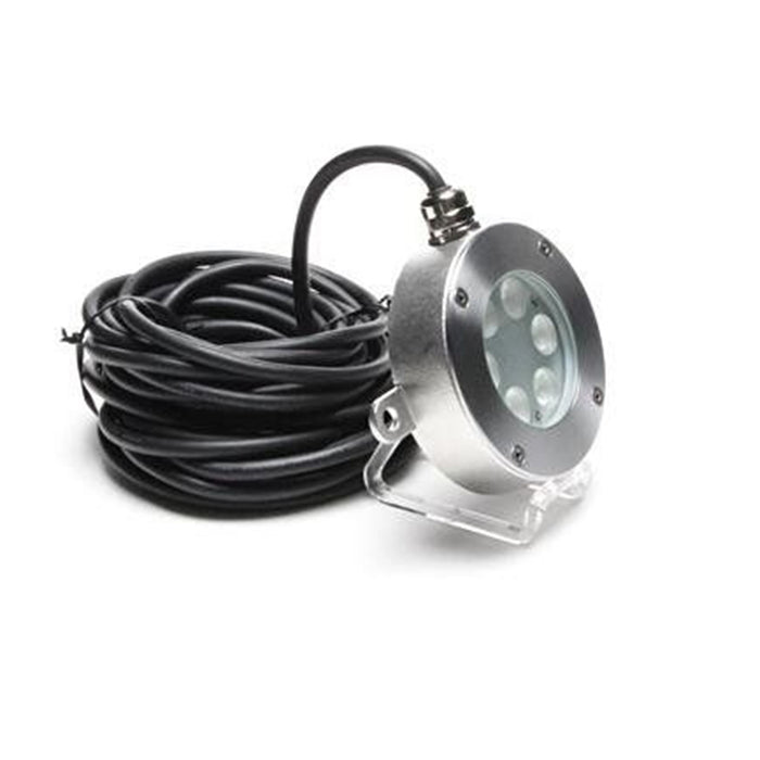 Faro IP68 12W led 24Vdc immersione underwater luce piscina fontana laghetto inox LUCE 3000K