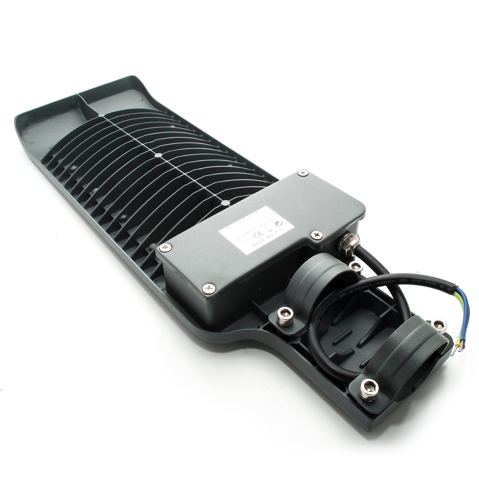 Faro armatura stradale LED lampione esterno proiettore luci strada viale sentiero parco 230V luce 6500K potenza 50W