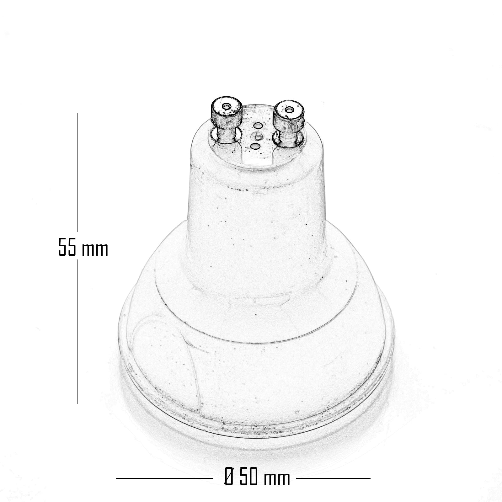 Faretto lampadina LED luce RGB 6000K 10W GU10 230V telecomando IR cromoterapia
