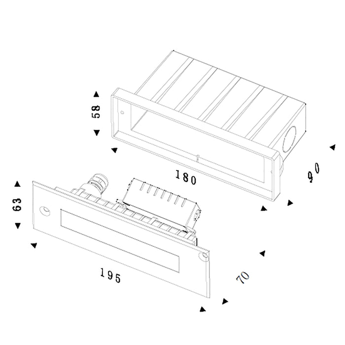 Faretto calpestabile LED 5W incasso terreno segnapassi luci facciata viale IP67