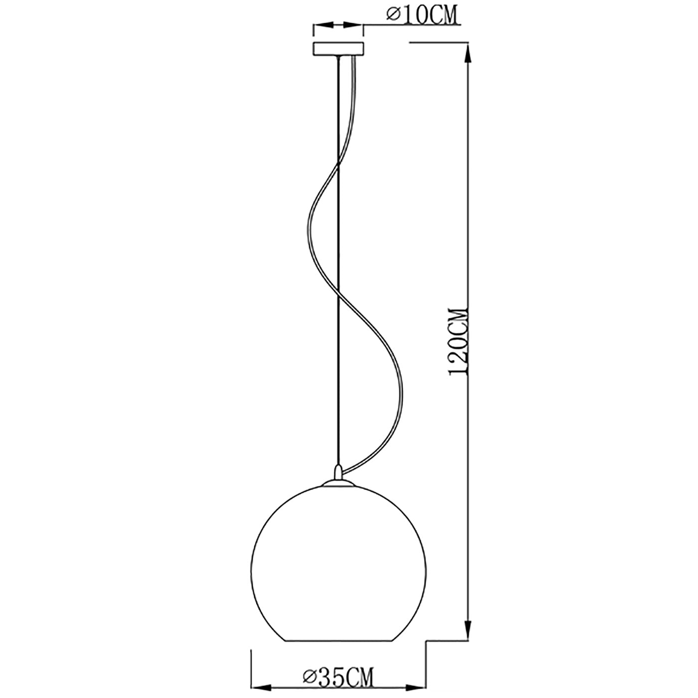Pendete sfera led vetro lampada moderna silver sospensione globo soffitto E27